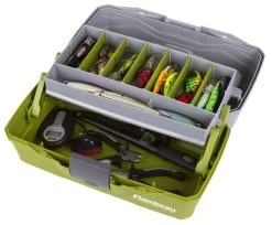 Flambeau 1-Tray Classic Box With Flip Lid -Visuitrusting Winkel 1 tray classic tacklebox with flip lid open