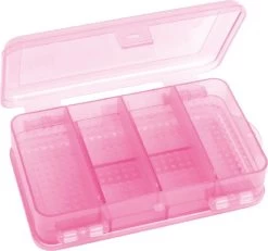 Fladen 10 Section Bait Box Double 142 X 85 X 45mm - Pink