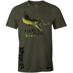 Fladen T-Shirt Hungry Pike Green
