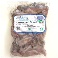 400g Unwashed 'Dirty' Squid