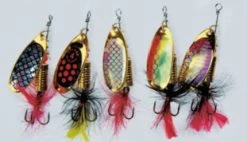 5 Assorted 10gr Trout/Perch Spinners
