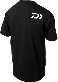 Daiwa Angled Dvec T-Shirt -Visuitrusting Winkel angled dvec t shirt black white back