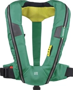 Spinlock Deckvest Lite Auto Life Jacket With Crotch Strap -Visuitrusting Winkel deckvest lite auto life jacket seagrass green