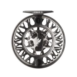 Sage Domain Fly Reel -Visuitrusting Winkel domain fly reel platinum front view