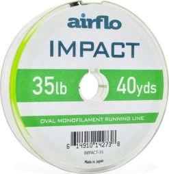 Airflo Impact Monofilament Running Line Floating 40yd -Visuitrusting Winkel impact monofilament running line floating chartreuse