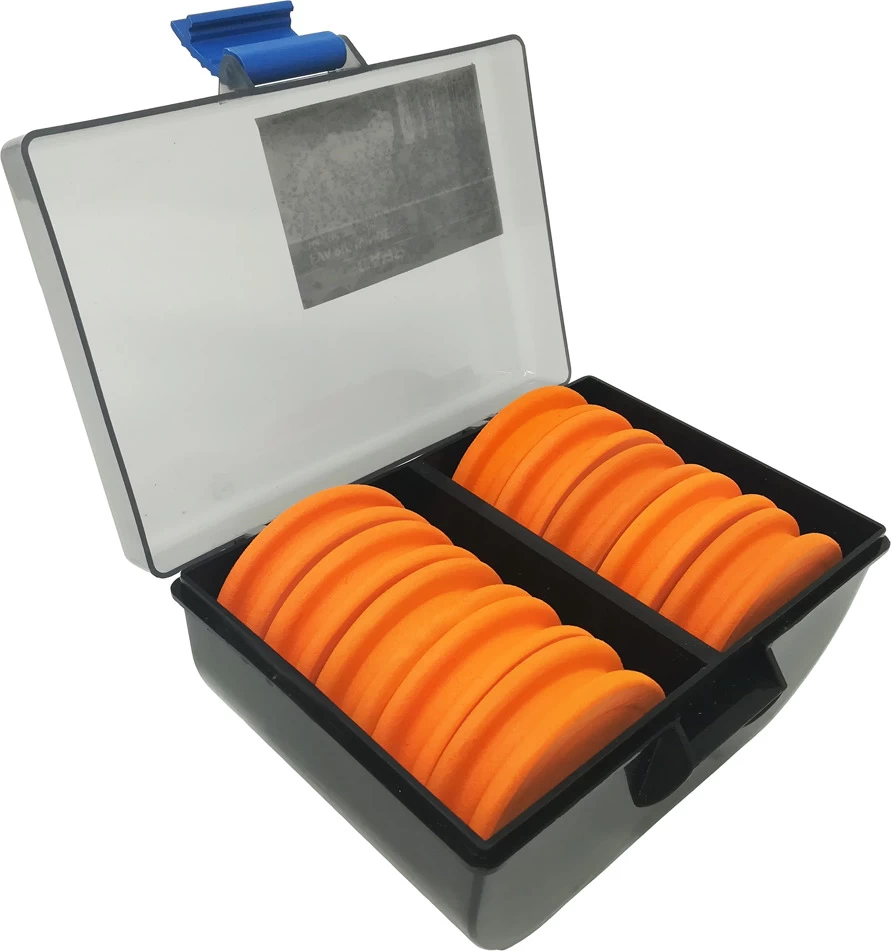 10 X EVA Rig Winders In A Tackle Box