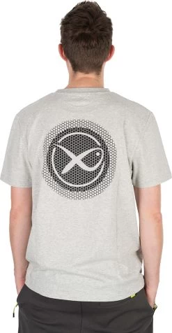 Large Logo T-Shirt -Visuitrusting Winkel large logo t shirt marl grey back