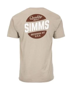 Simms Quality Built Pocket T-Shirt Khaki Heather