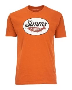 Simms Trout Wander T-Shirt Adobe Heather