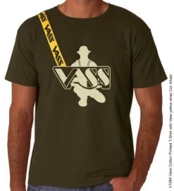 V1804 Printed W/strap T-Shirt